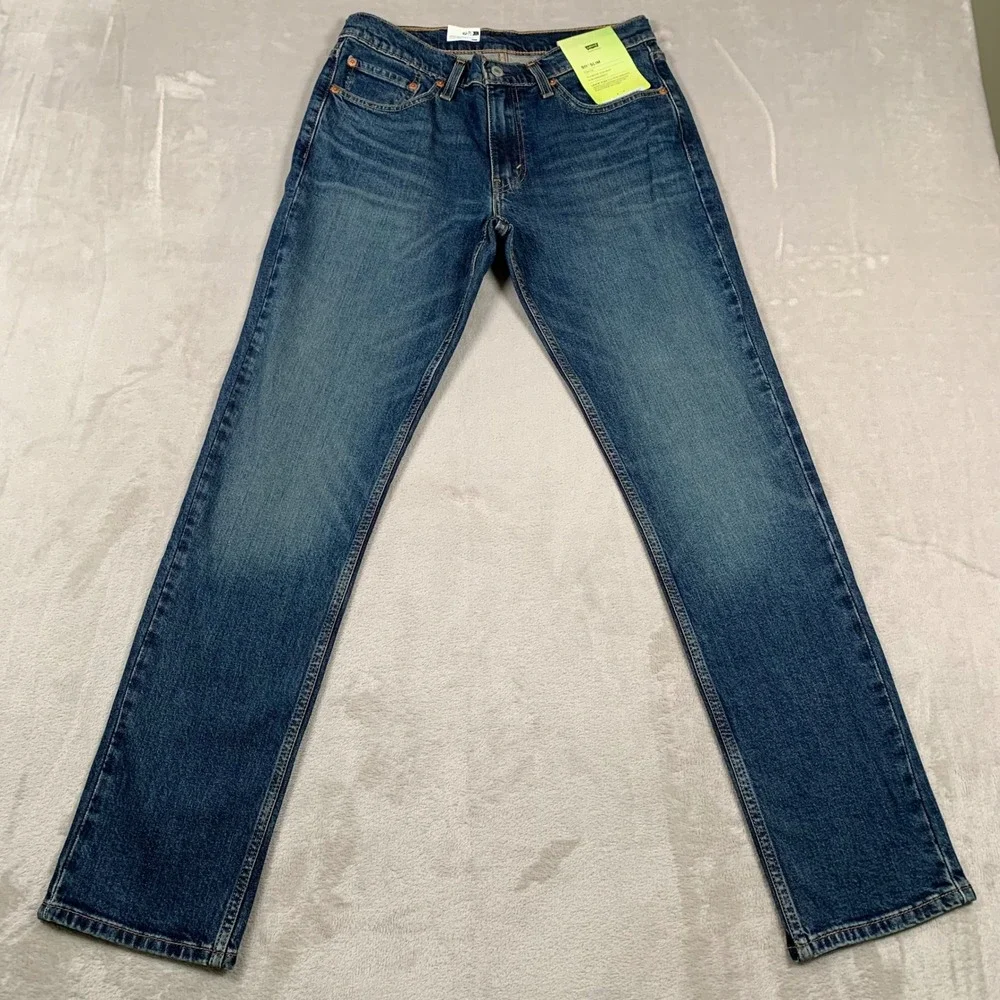Levi's 511 Slim Jeans Mens 31x32 Blue Flex Eco Performance Stretch Denim NWT
